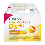 Eunova DuoProtect D3 + K2 1000 I.E. Kapseln 2X90 St