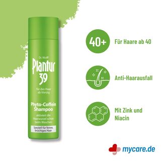Infografik Plantur 39 Phyto-Coffein-Shampoo Eigenschaften