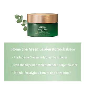 Home Spa Green Garden Körperbalsam Eigenschaften