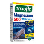 Taxofit Magnesium 500 Nacht + Melatonin Depot-Tabletten 30 St