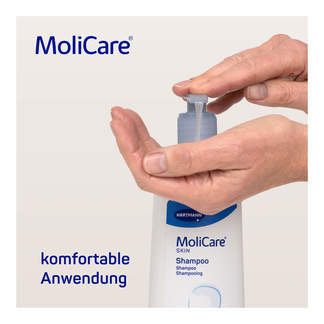 Grafik MoliCare Skin Shampoo Merkmal