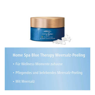 Grafik Home Spa Blue Therapy Meersalz-Peeling Merkmale
