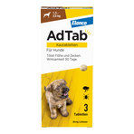 AdTab Kautabletten für Hunde von 1,3 bis 2,5 kg 3 St