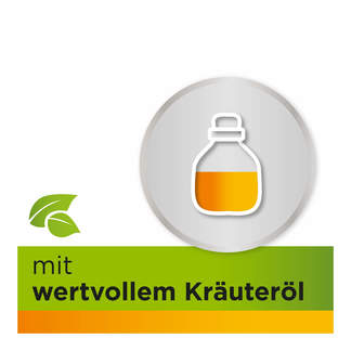 Grafik Dobensana Honig & Zitrone Lutschtabletten bei Halsschmerzen Wirkstoffe