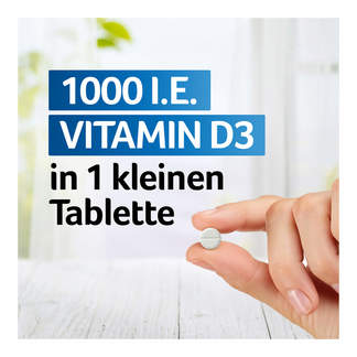 Grafik Vigantol 1.000 I.E. Vitamin D3 Tabletten Eigenschaft