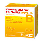 Vitamin B12 plus Folsäure Hevert 2X10 St