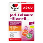 Doppelherz aktiv Jod+Folsäure+Eisen+B12 Tabletten 45 St