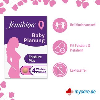 Infografik Femibion 0 Babyplanung Vorteile