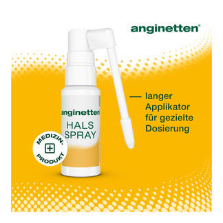 Grafik Anginetten Hals Spray 2in1 für Erwachsene Langer Applikator für gezielte Dosierung