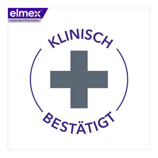 Grafik Elmex Opti-schmelz Professional Zahnpasta Klinisch bestätigt