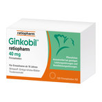 Ginkobil ratiopharm 40 mg mit Ginkgo biloba 120 St