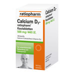 Calcium D3 Ratiopharm Kautabletten 100 St