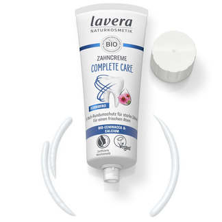 Grafik Lavera Zahncreme Complete Care fluoridfrei Textur