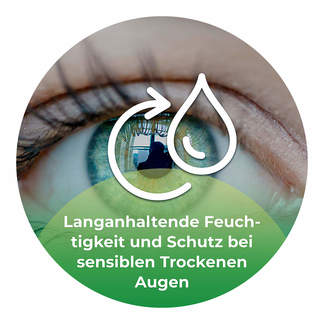 Grafik Ocutears Alo+ Augentropfen Langanhaltende Feuchtigkeit und Schutz bei sensiblen Trockenen Augen