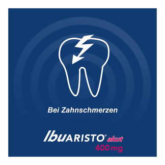 Grafik IbuARISTO akut 400 mg Bei Zahnschmerzen