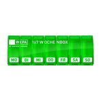Wepa 1x7 Wochenbox grün mit UV-Schutz+ 1 St