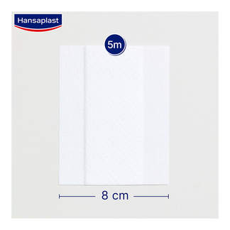 Grafik Hansaplast Sensitive Pflaster Maße 5m x 8cm