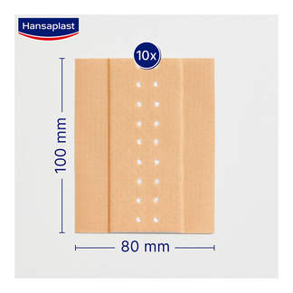 Grafik Hansaplast Classic Pflaster 1 m x 8 cm Maße