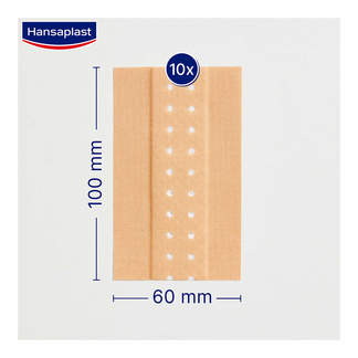Grafik Hansaplast Classic Pflaster 1 m x 6 cm Maße