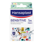 Hansaplast Sensitive Kids 1 m x 6 cm 1 St