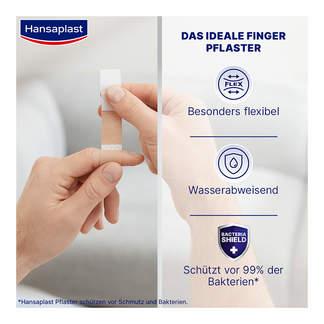 Grafik Hansaplast Elastic Finger Pflasterstrips Merkmale