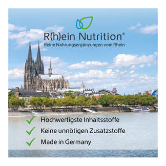 Grafik Vitamin B12 vegane Lutschtabletten Hochwertige Inhaltsstoffe. Keine unnötigen Zusatzstoffe. Made in Germany.