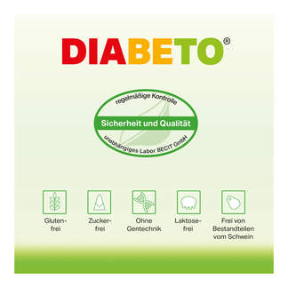 Grafik Diabeto Produkteigenschaften