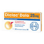 Diclac Dolo 25 mg überzogene Tabletten 20 St
