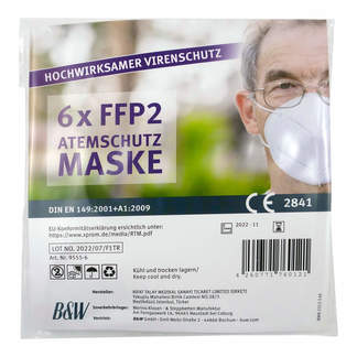 FFP2 Atemschutzmaske Verpackung