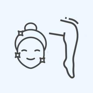 Grafik: Gesicht und Körper Grafik: Gesicht und Körper