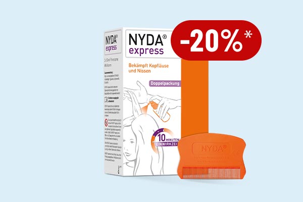 Sparen Sie 20%* auf die Nyda express Pumplösung!