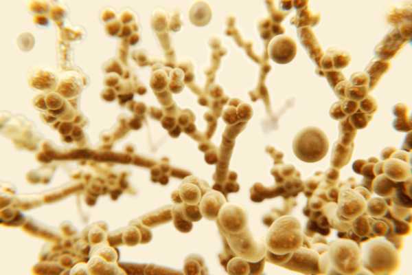 Candida auris unter dem Mikroskop Candida auris unter dem Mikroskop