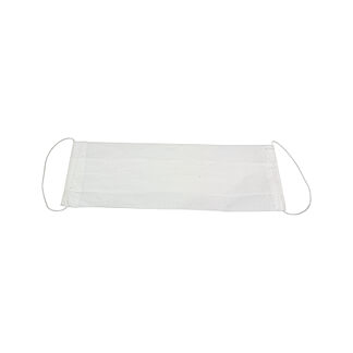 Mundschutz Papiervlies mit Gummiband weiß