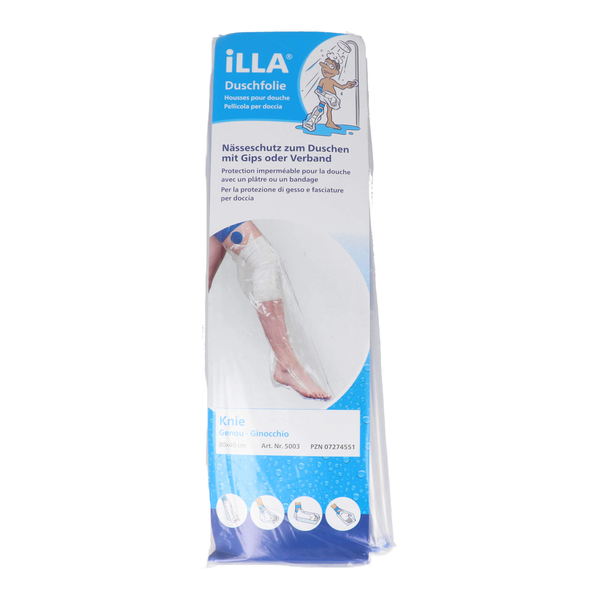 Illa Duschfolien Knie lang 80x40 cm