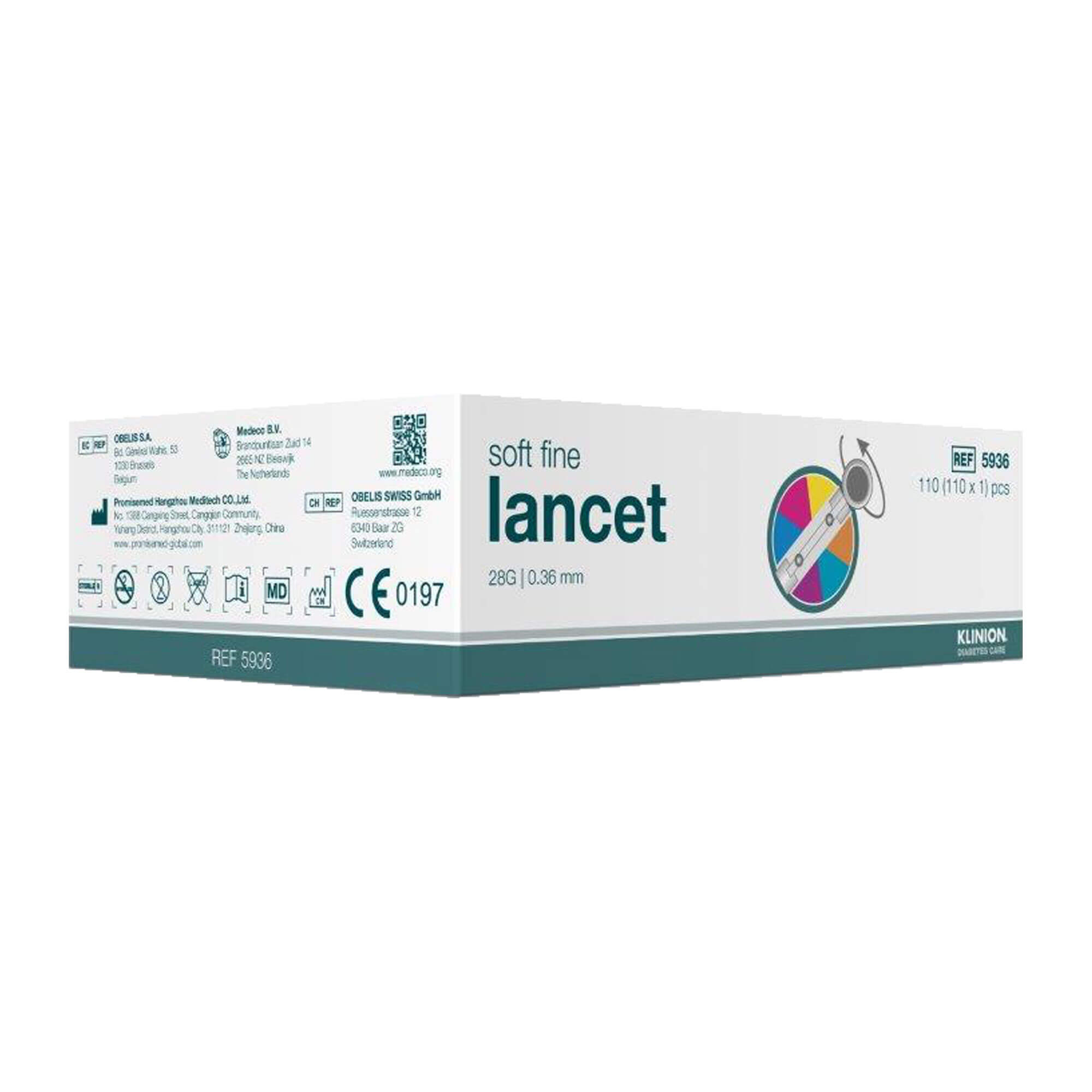 Klinion Soft Fine Colour Lanzetten 28 G