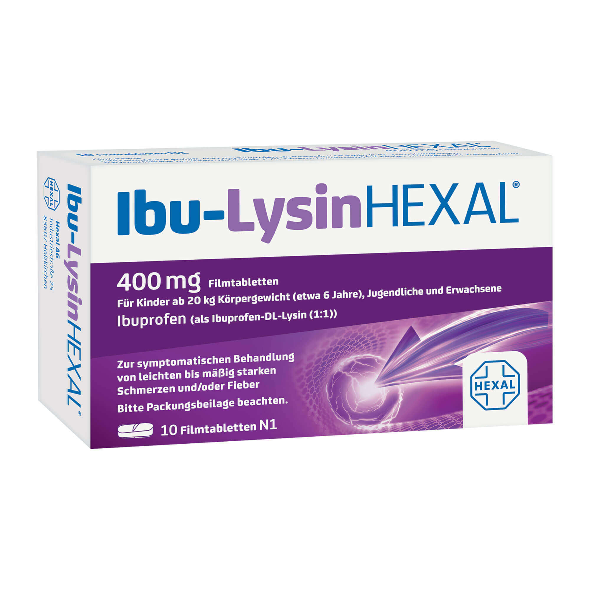 Ibu-Lysin HEXAL Filmtabletten bei Schmerzen und Fieber