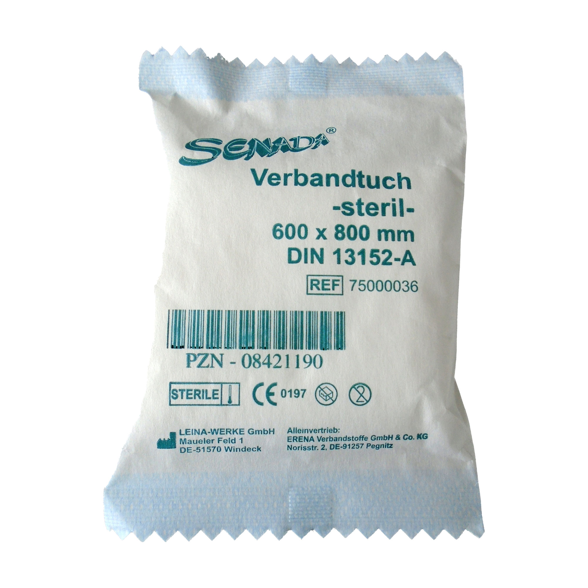 Senada Verbandtuch mittel 60 x 80 cm DIN 13152