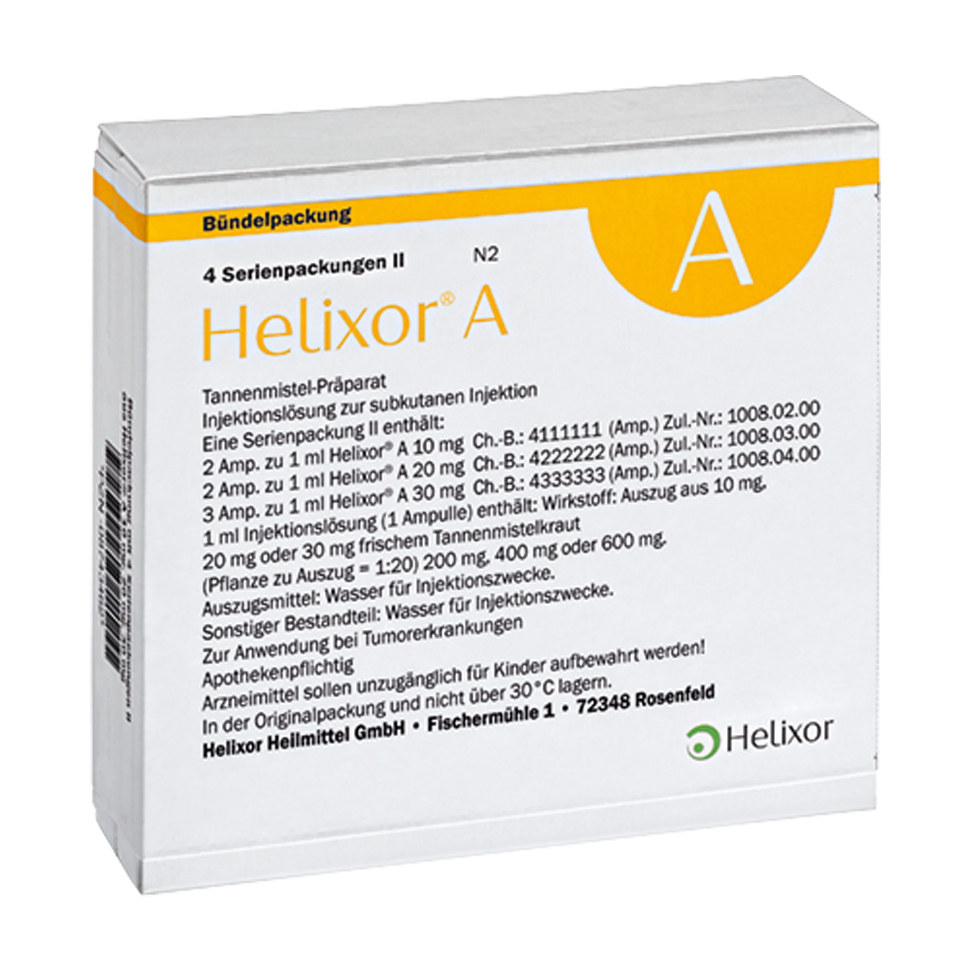 Helixor A Serienpackung II