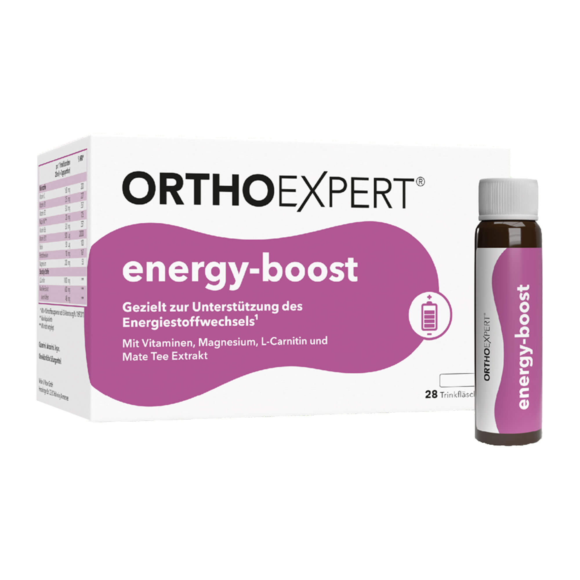 Orthoexpert energy-boost Trinkampullen