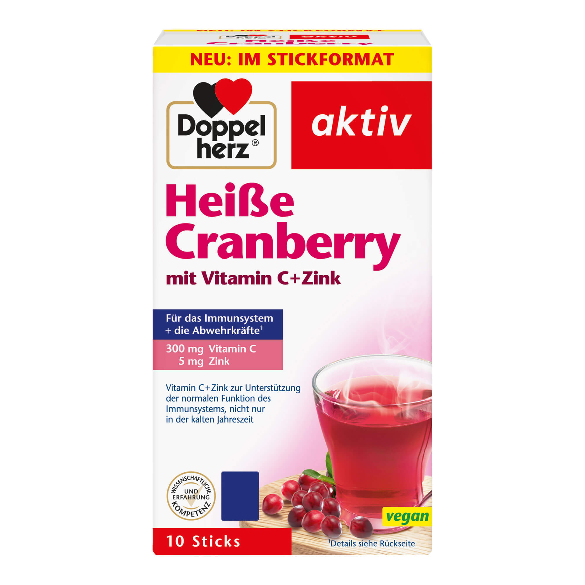 Doppelherz Heiße Cranberry aktiv