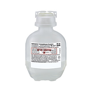 Isotonische Kochsalzlösung 100ml Halbgefüllt