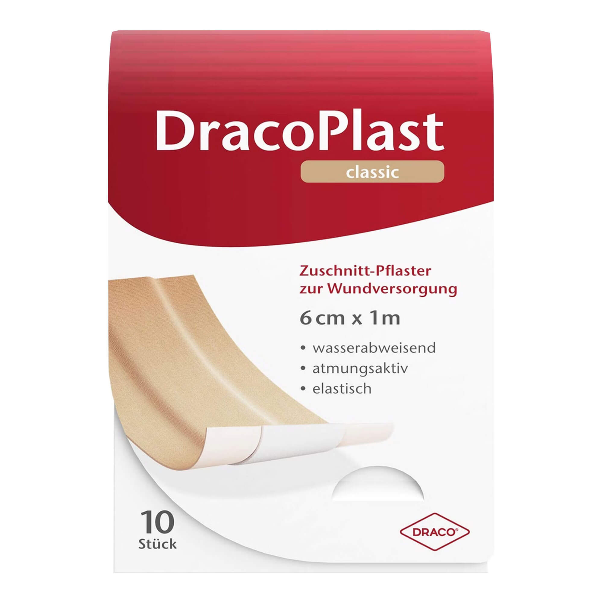 DracoPlast classic Zuschnitt-Pflaster 6 cm x 1 m