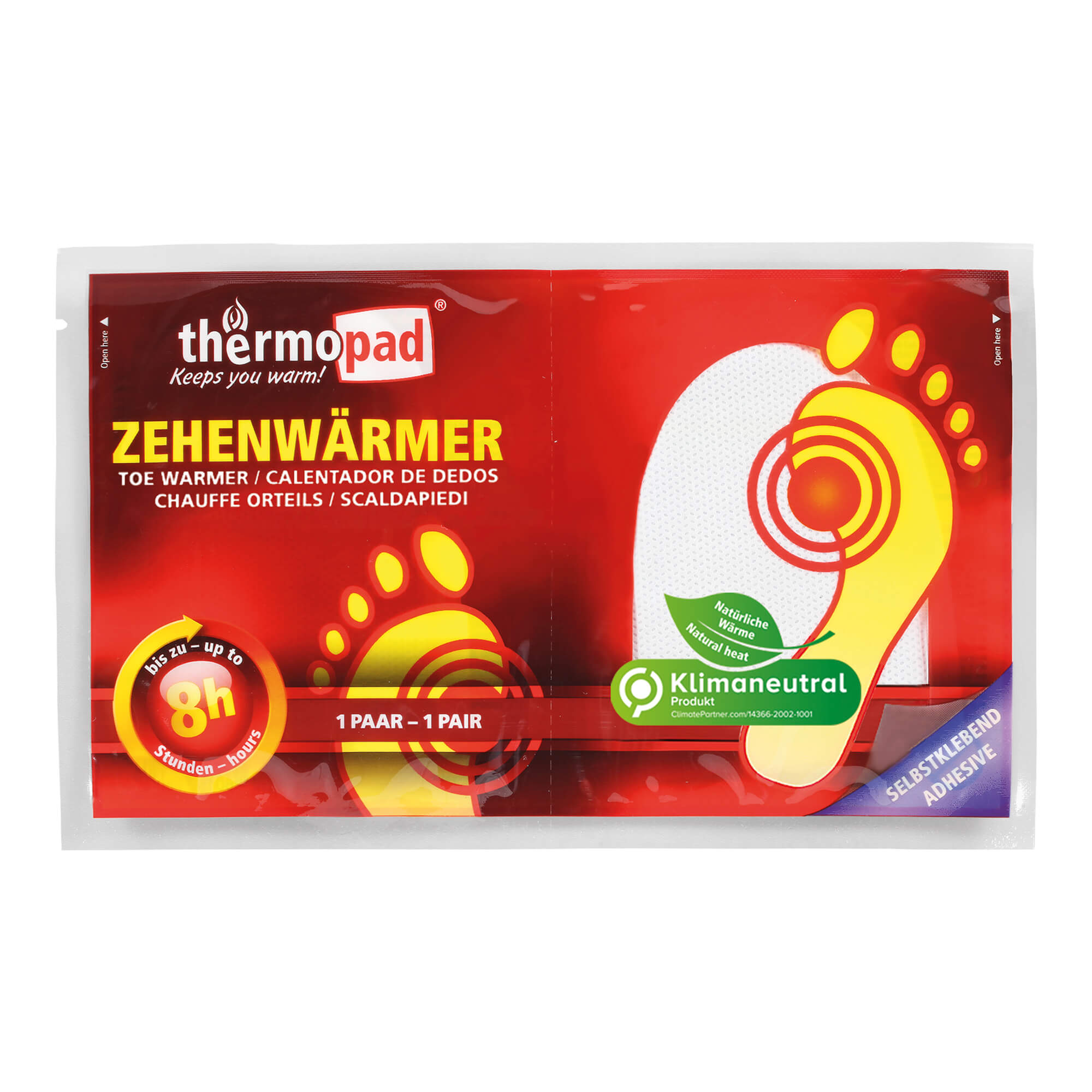Thermopad Zehenwärmer