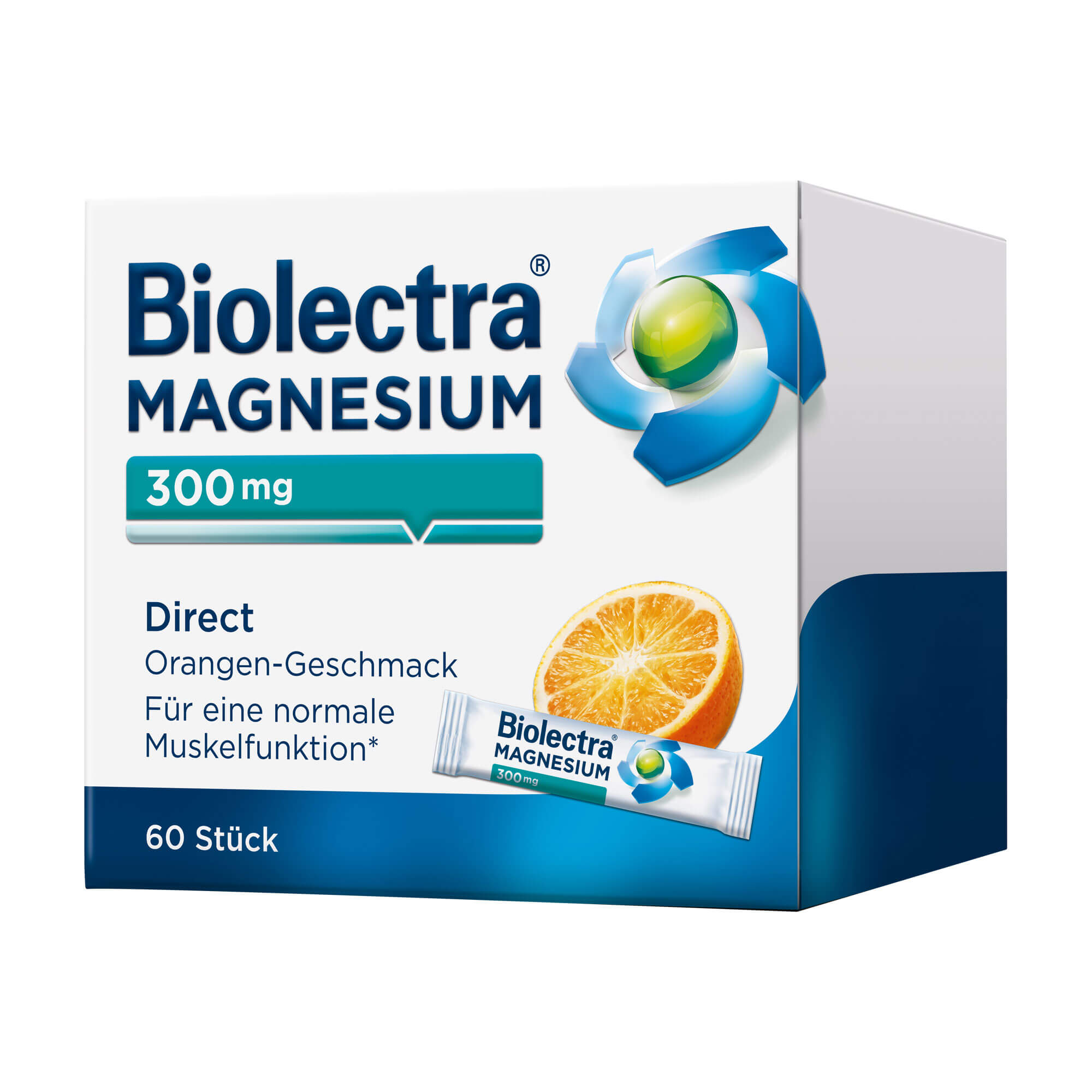 Biolectra Magnesium Direct 300 mg Sticks Orange