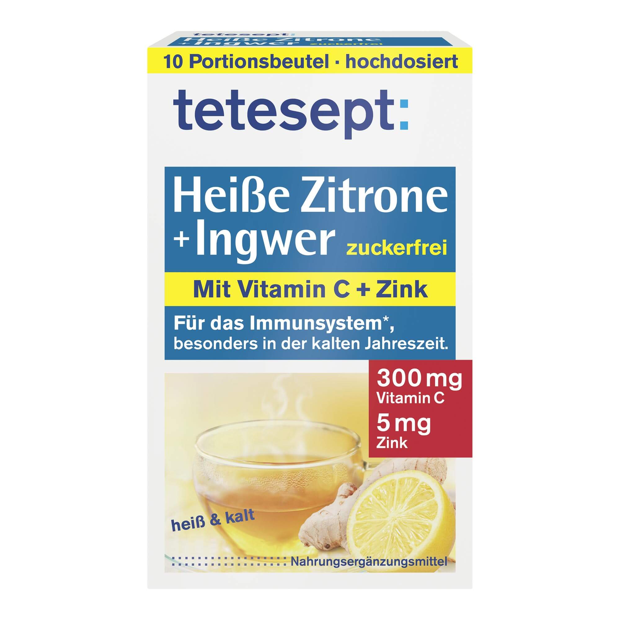 Tetesept Heiße Zitrone mit Ingwer