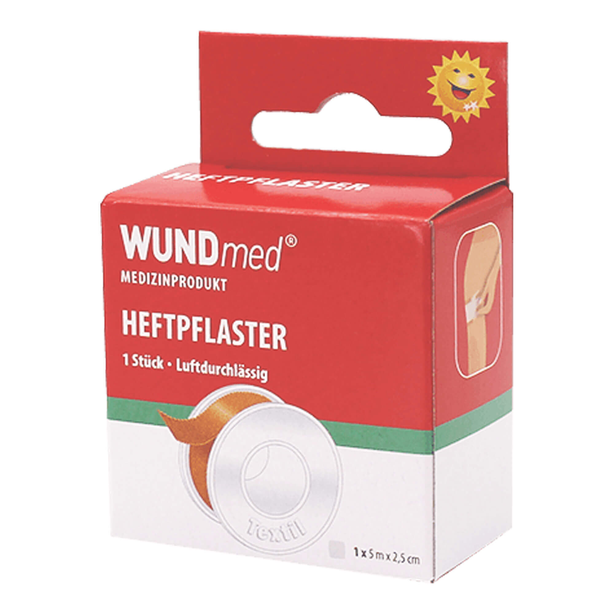 Wundmed Heftpflaster 5 m x 2,5 cm