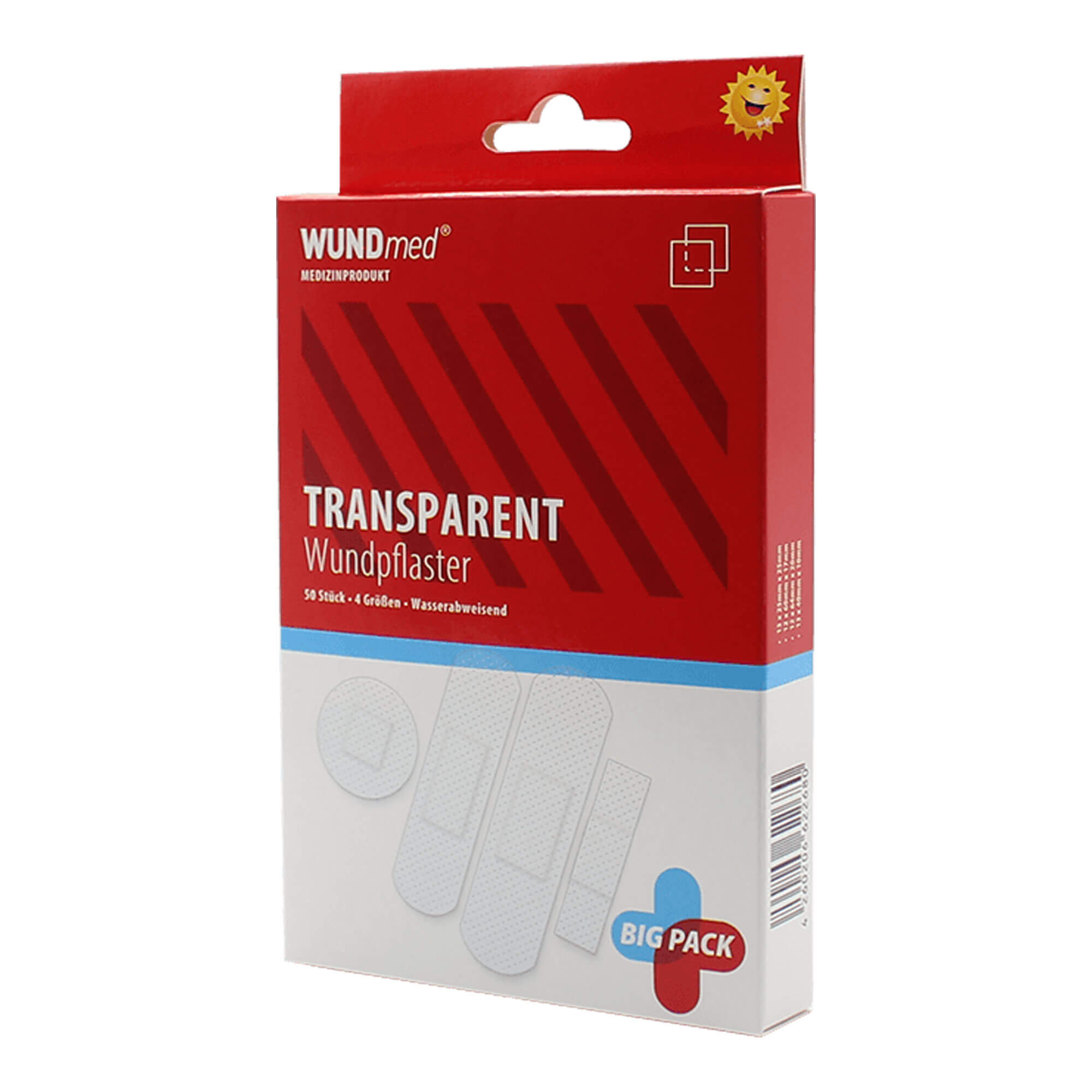 Wundmed Wundpflaster Transparent 4 Größen