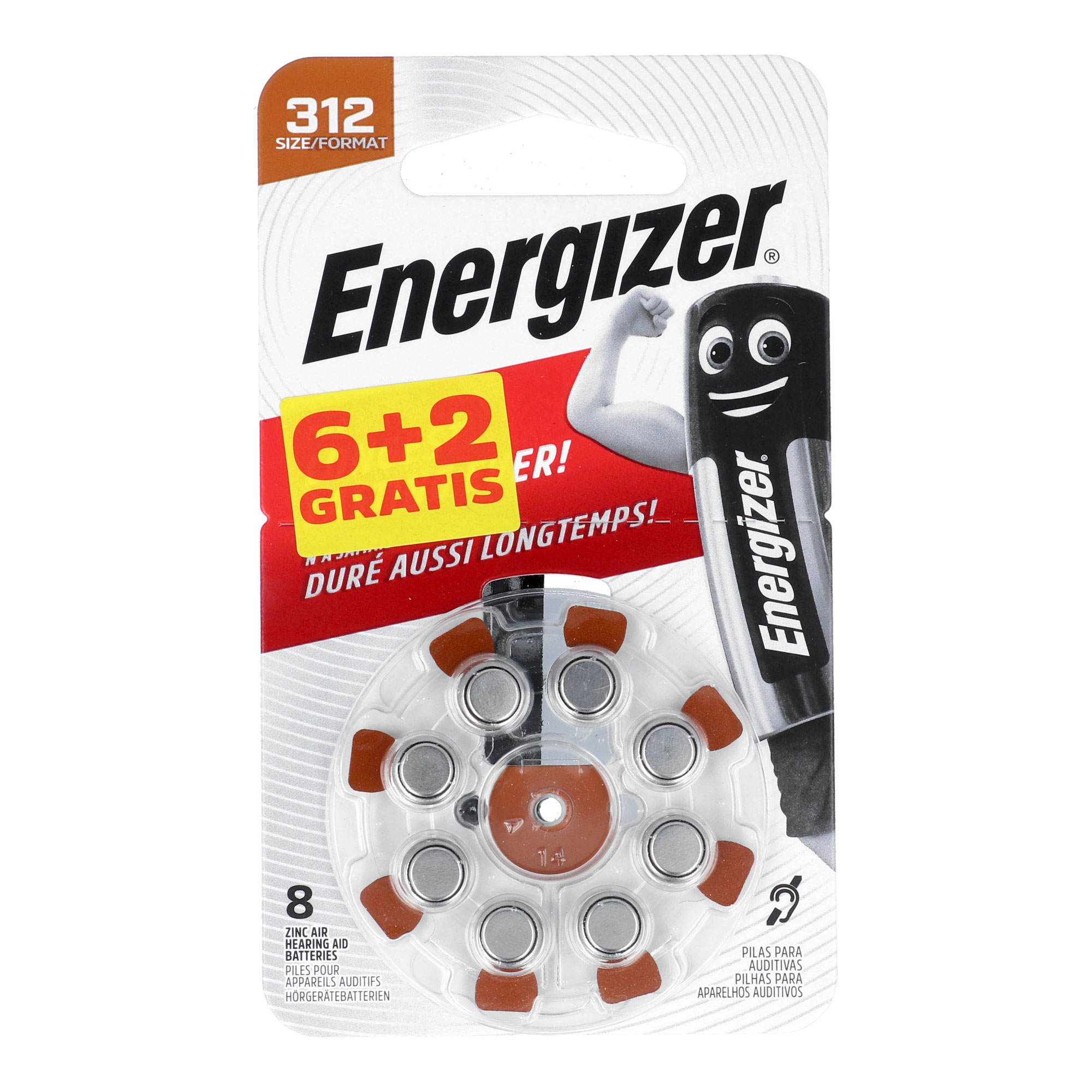 Energizer Hörgerätebatterien 312