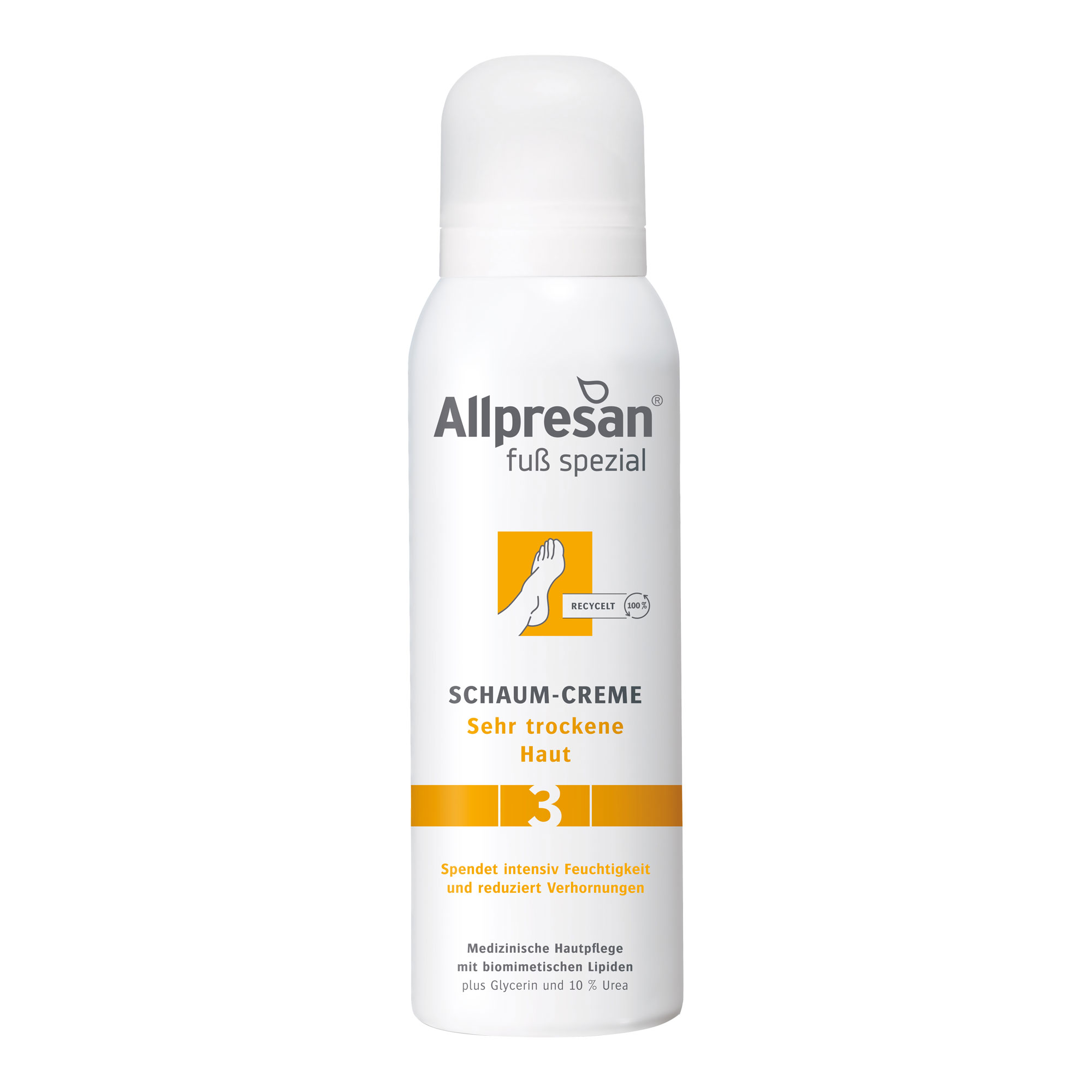 Allpresan fuß spezial Schaum-Creme sehr trock. Haut