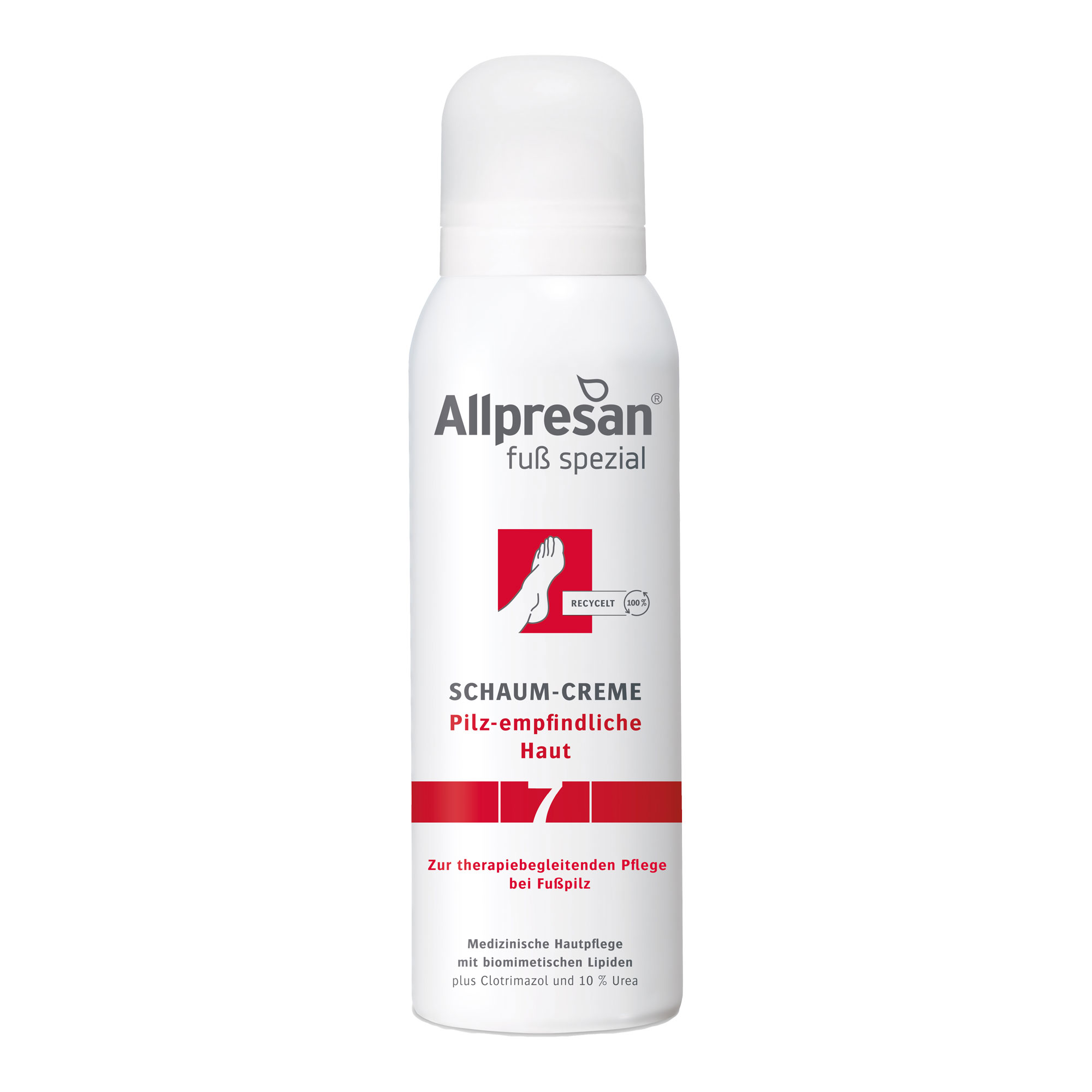 Allpresan fuß spezial Schaum-Creme Pilz-empfindl. Haut